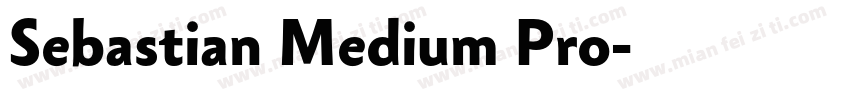 Sebastian Medium Pro字体转换